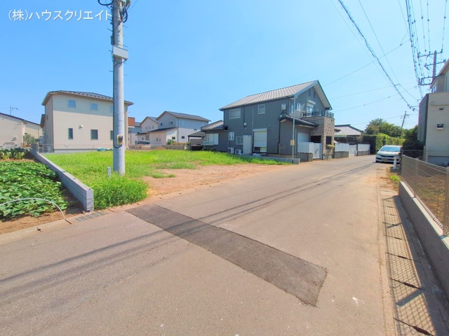 千葉県柏市大室の新築戸建て更地・土地写真 2025年8月31日撮影