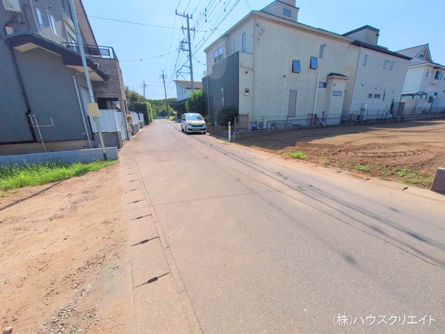 千葉県柏市大室の新築戸建て更地・土地写真 2025年8月31日撮影