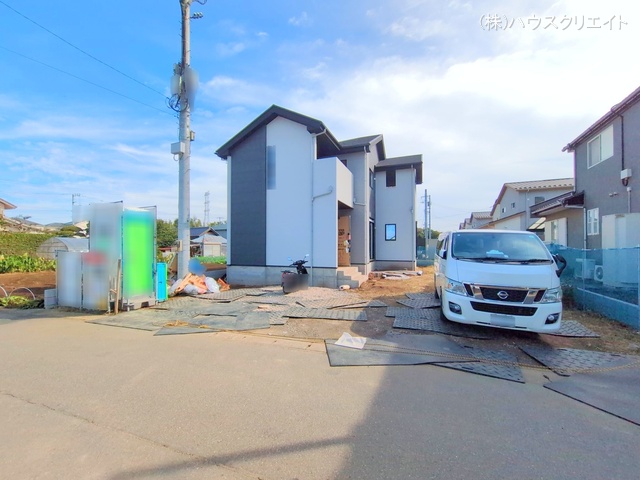 千葉県柏市大室の新築戸建て外構写真 2025年10月28日撮影