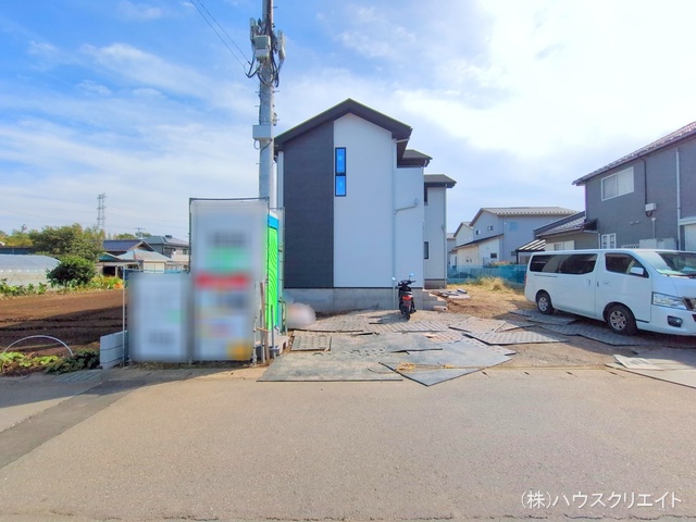 千葉県柏市大室の新築戸建て外構写真 2025年10月28日撮影