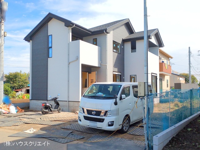 千葉県柏市大室の新築戸建て外構写真 2025年10月28日撮影