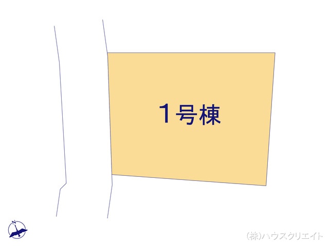 千葉県柏市大室の新築戸建て全体区画図 ※図面と異なる場合は現況を優先