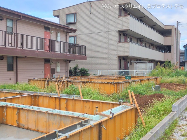 千葉県船橋市習志野２丁目の新築戸建て基礎写真 2025年9月29日撮影