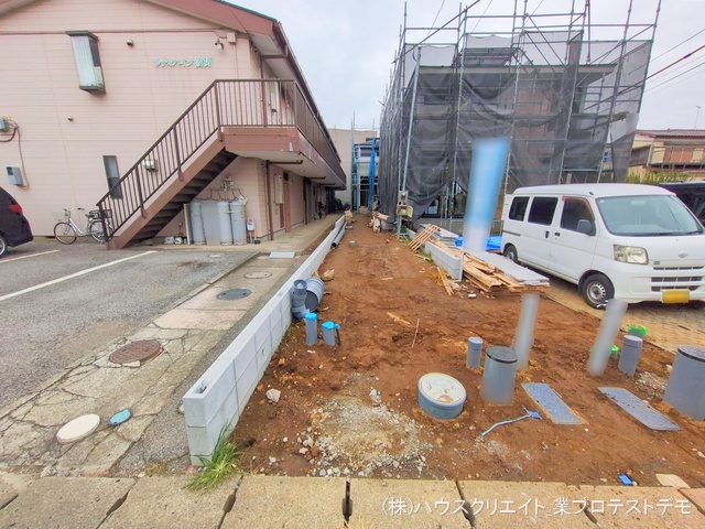 千葉県船橋市習志野２丁目の新築戸建てシート写真 2025年11月12日撮影