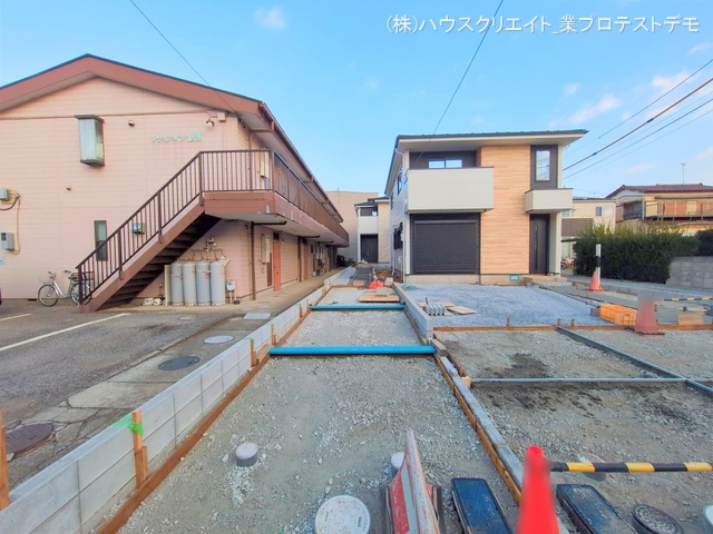 千葉県船橋市習志野２丁目の新築戸建て外構写真 2025年12月1日撮影