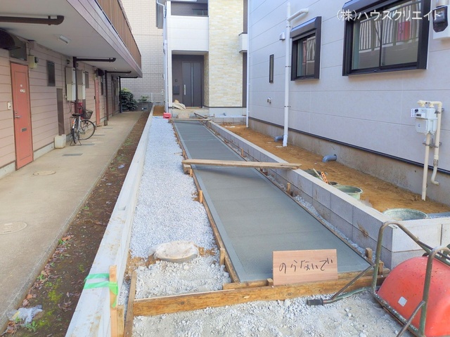 千葉県船橋市習志野2丁目の新築戸建て外構写真 2025年12月1日撮影