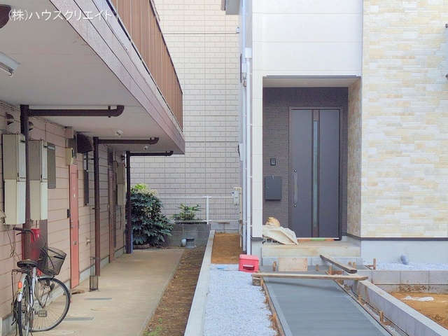 千葉県船橋市習志野2丁目の新築戸建て外構写真 2025年12月1日撮影