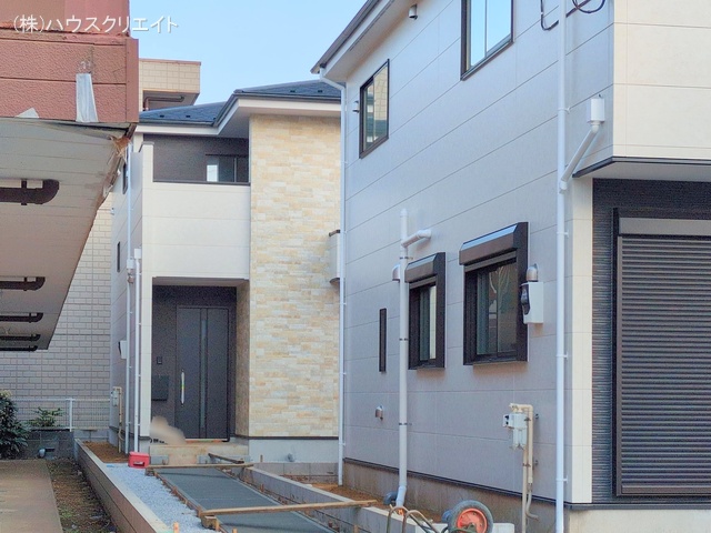 千葉県船橋市習志野2丁目の新築戸建て外構写真 2025年12月1日撮影