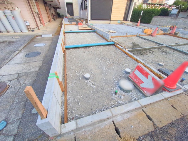 千葉県船橋市習志野2丁目の新築戸建て外構写真 2025年12月1日撮影