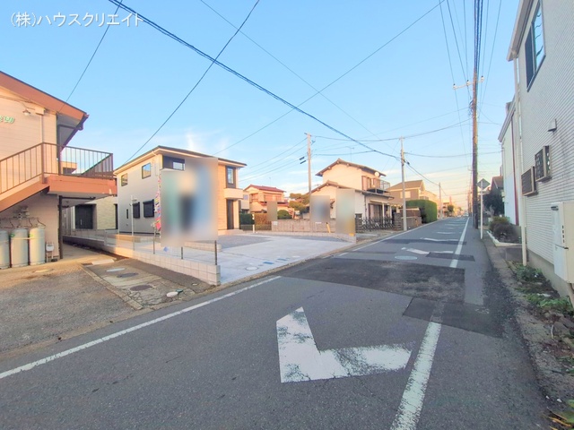 千葉県船橋市習志野2丁目の新築戸建て完成写真 2025年12月22日撮影