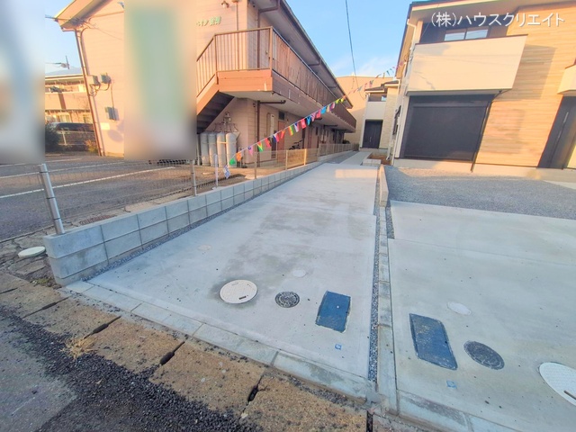 千葉県船橋市習志野2丁目の新築戸建て完成写真 2025年12月22日撮影