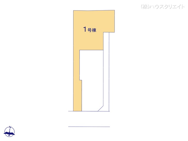 千葉県船橋市習志野2丁目の新築戸建て全体区画図 ※図面と異なる場合は現況を優先