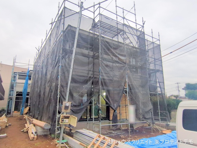 千葉県船橋市習志野２丁目の新築戸建てシート写真 2025年11月12日撮影
