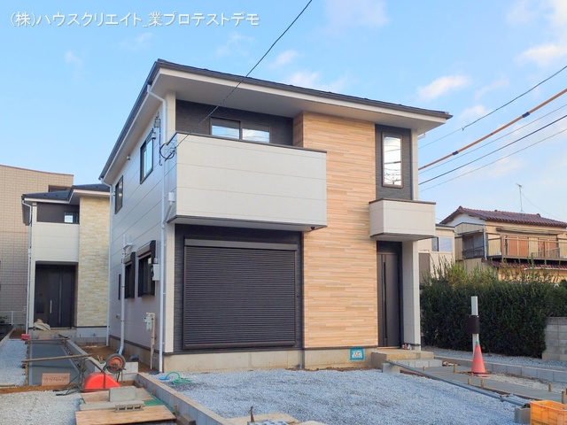 千葉県船橋市習志野２丁目の新築戸建て外構写真 2025年12月1日撮影
