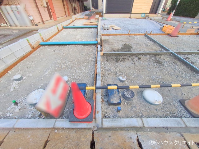 千葉県船橋市習志野2丁目の新築戸建て外構写真 2025年12月1日撮影