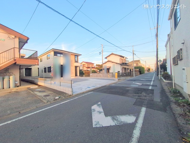 千葉県船橋市習志野2丁目の新築戸建て完成写真 2025年12月22日撮影