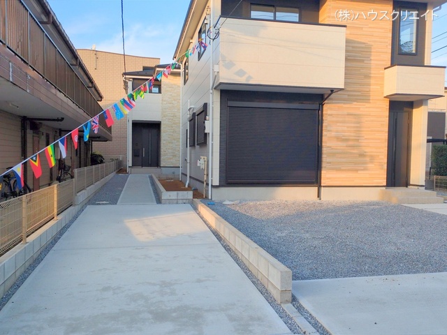 千葉県船橋市習志野2丁目の新築戸建て完成写真 2025年12月22日撮影