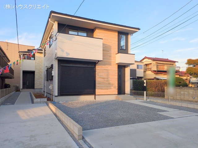 千葉県船橋市習志野2丁目の新築戸建て完成写真 2025年12月22日撮影