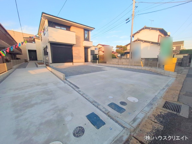 千葉県船橋市習志野2丁目の新築戸建て完成写真 2025年12月22日撮影