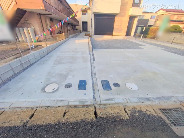 千葉県船橋市習志野2丁目の新築戸建て完成写真 2025年12月22日撮影