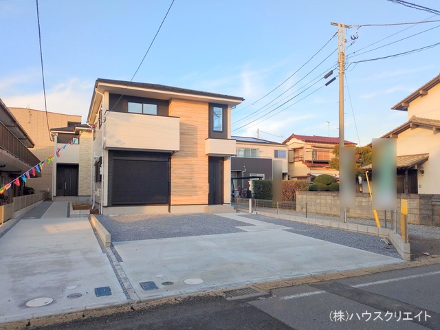 千葉県船橋市習志野2丁目の新築戸建て完成写真 2025年12月22日撮影