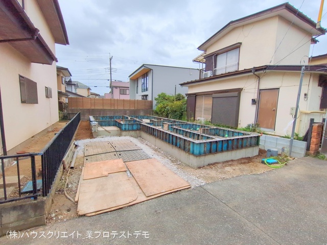 千葉県船橋市八木が谷２丁目の新築戸建て基礎写真 2025年10月8日撮影