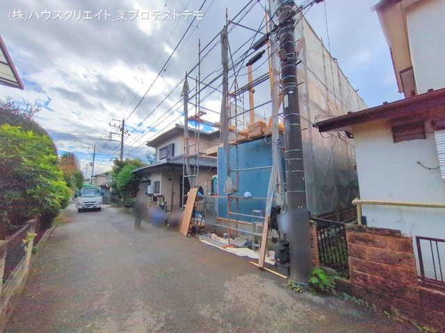 千葉県船橋市八木が谷２丁目の新築戸建て上棟写真 2025年10月26日撮影