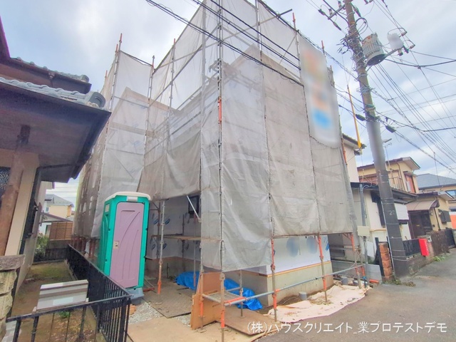 千葉県船橋市八木が谷２丁目の新築戸建てシート写真 2025年11月17日撮影