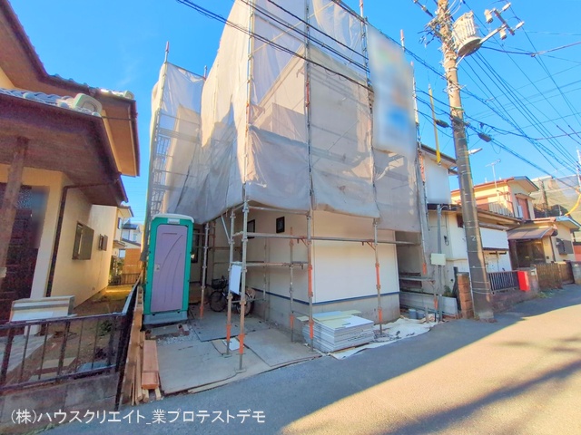 千葉県船橋市八木が谷２丁目の新築戸建てシート写真 2025年12月9日撮影