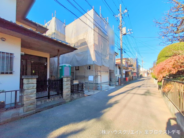 千葉県船橋市八木が谷２丁目の新築戸建てシート写真 2025年12月9日撮影