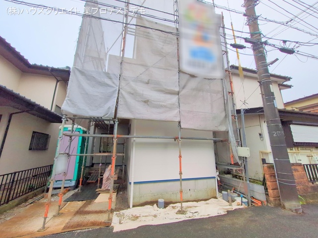 千葉県船橋市八木が谷２丁目の新築戸建てシート写真 2025年12月23日撮影