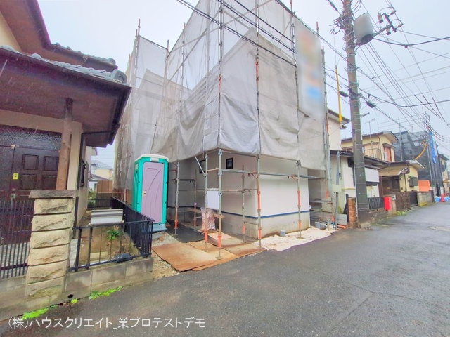 千葉県船橋市八木が谷２丁目の新築戸建てシート写真 2025年12月23日撮影