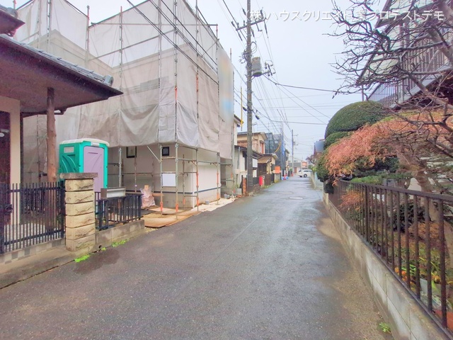 千葉県船橋市八木が谷２丁目の新築戸建てシート写真 2025年12月23日撮影