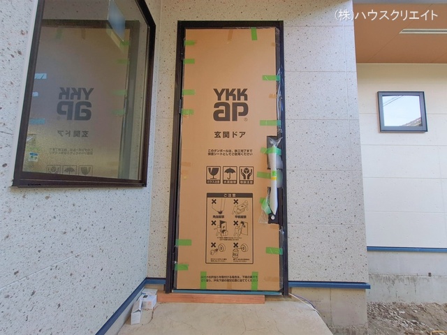 千葉県船橋市八木が谷２丁目の新築戸建て外構写真 2026年1月12日撮影