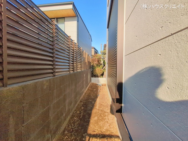 千葉県船橋市八木が谷２丁目の新築戸建て外構写真 2026年1月12日撮影