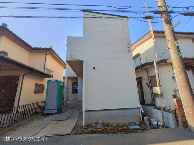 千葉県船橋市八木が谷２丁目の新築戸建て外構写真 2026年1月12日撮影