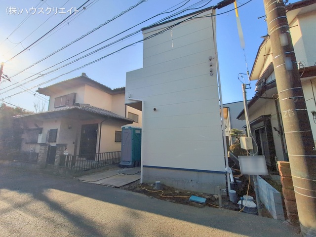 千葉県船橋市八木が谷２丁目の新築戸建て外構写真 2026年1月12日撮影