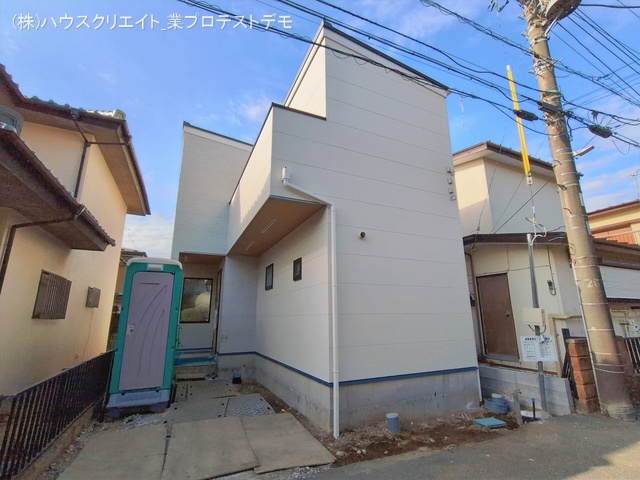 千葉県船橋市八木が谷２丁目の新築戸建て外構写真 2026年1月27日撮影