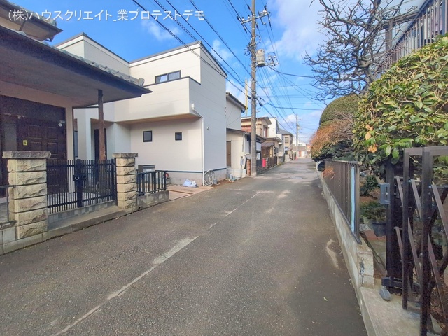 千葉県船橋市八木が谷２丁目の新築戸建て外構写真 2026年2月17日撮影