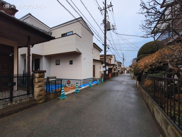 千葉県船橋市八木が谷２丁目の新築戸建て外構写真 2026年3月3日撮影