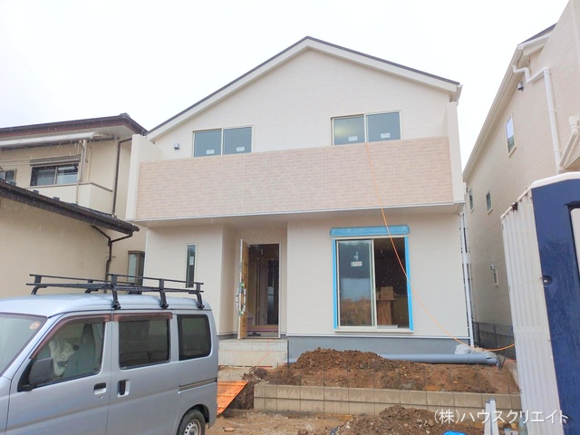 千葉県野田市大殿井の新築戸建て外構写真 2025年12月23日撮影