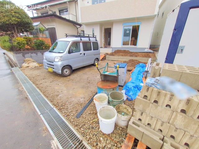 千葉県野田市大殿井の新築戸建て外構写真 2025年12月23日撮影