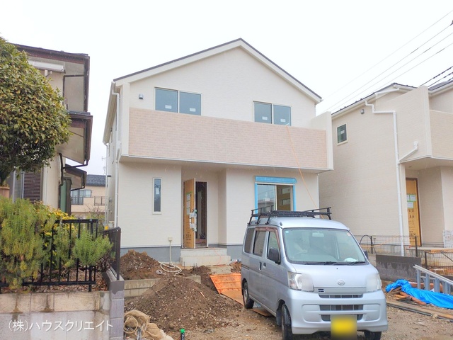 千葉県野田市大殿井の新築戸建て外構写真 2025年12月23日撮影