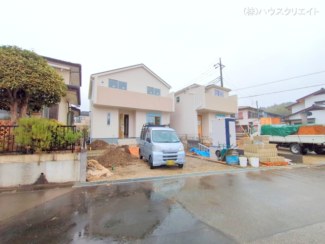 千葉県野田市大殿井の新築戸建て外構写真 2025年12月23日撮影