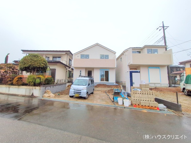 千葉県野田市大殿井の新築戸建て外構写真 2025年12月23日撮影