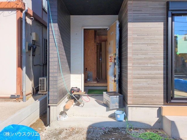 千葉県市川市南大野１丁目の新築戸建て外構写真 2025年11月16日撮影