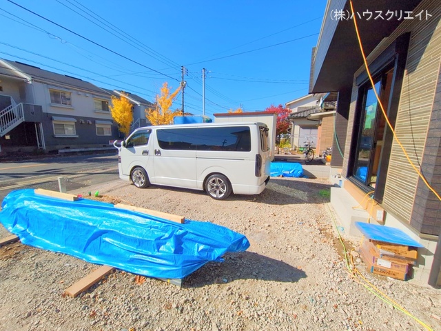 千葉県市川市南大野１丁目の新築戸建て外構写真 2025年11月16日撮影