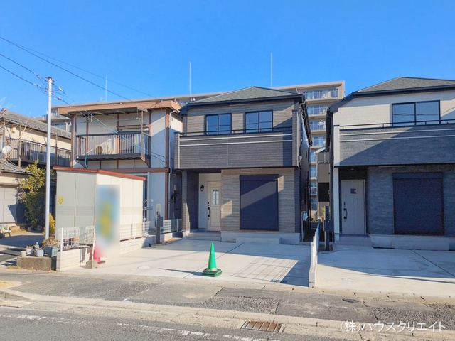 千葉県市川市南大野１丁目の新築戸建て完成写真 2026年1月13日撮影