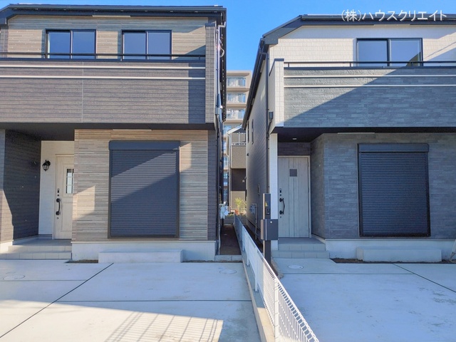 千葉県市川市南大野１丁目の新築戸建て完成写真 2026年1月13日撮影