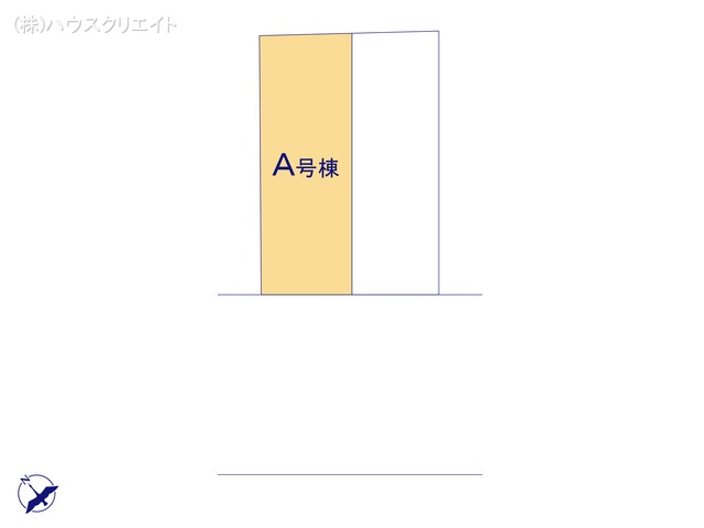 千葉県市川市南大野１丁目の新築戸建て全体区画図 ※図面と異なる場合は現況を優先